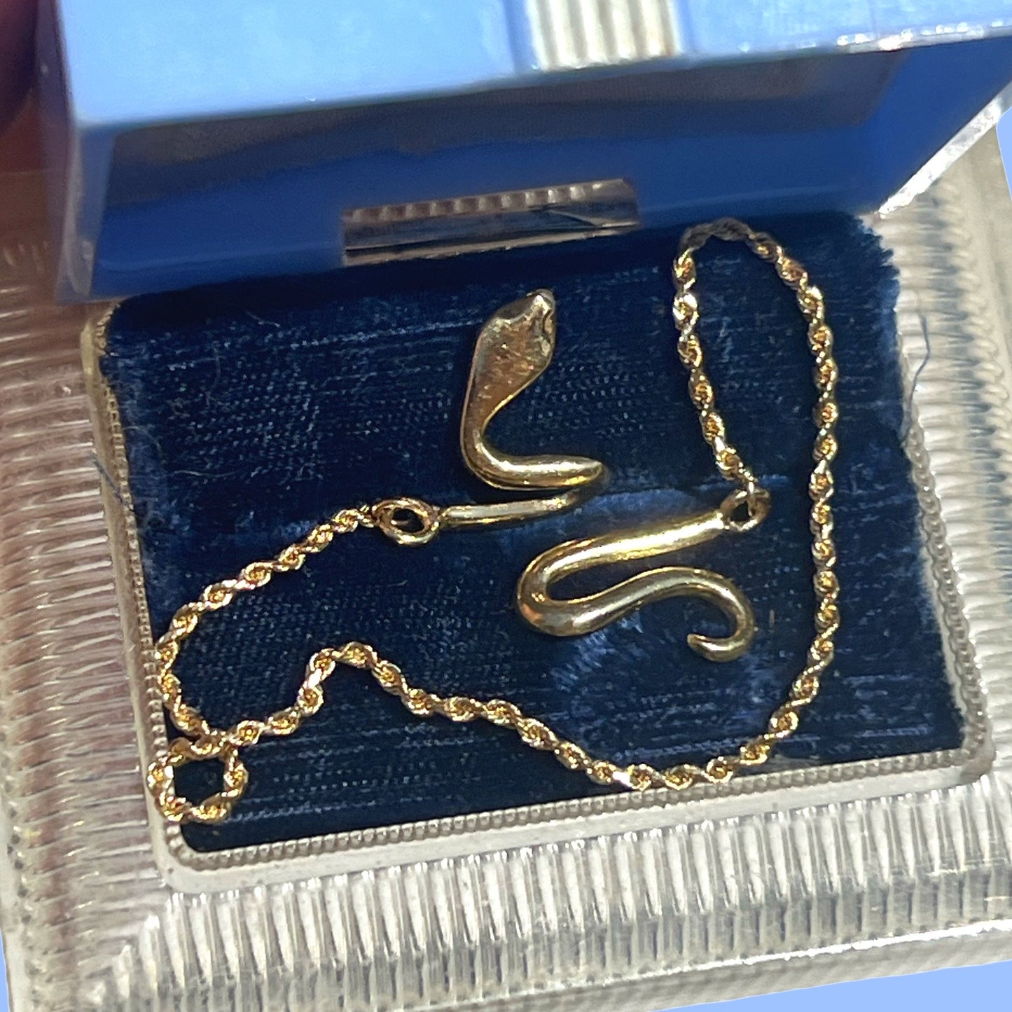 Upcycled 18k Snake Clasp Bracelet