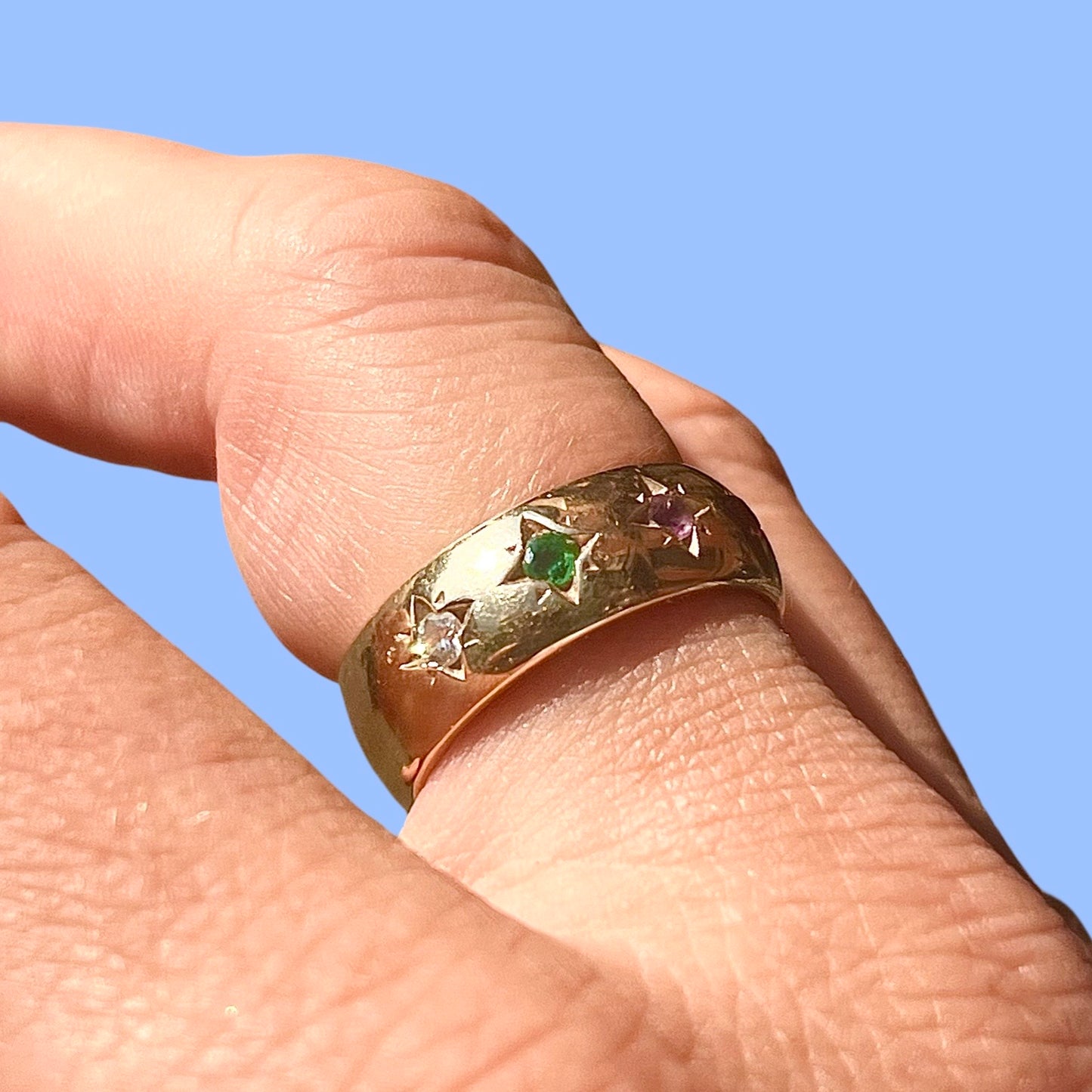 Upcycled 14k DEAREST Ring