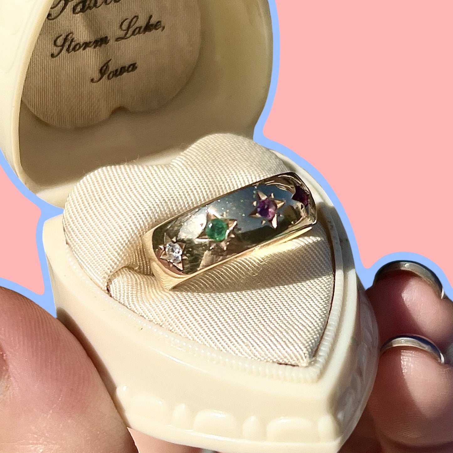 Upcycled 14k DEAREST Ring
