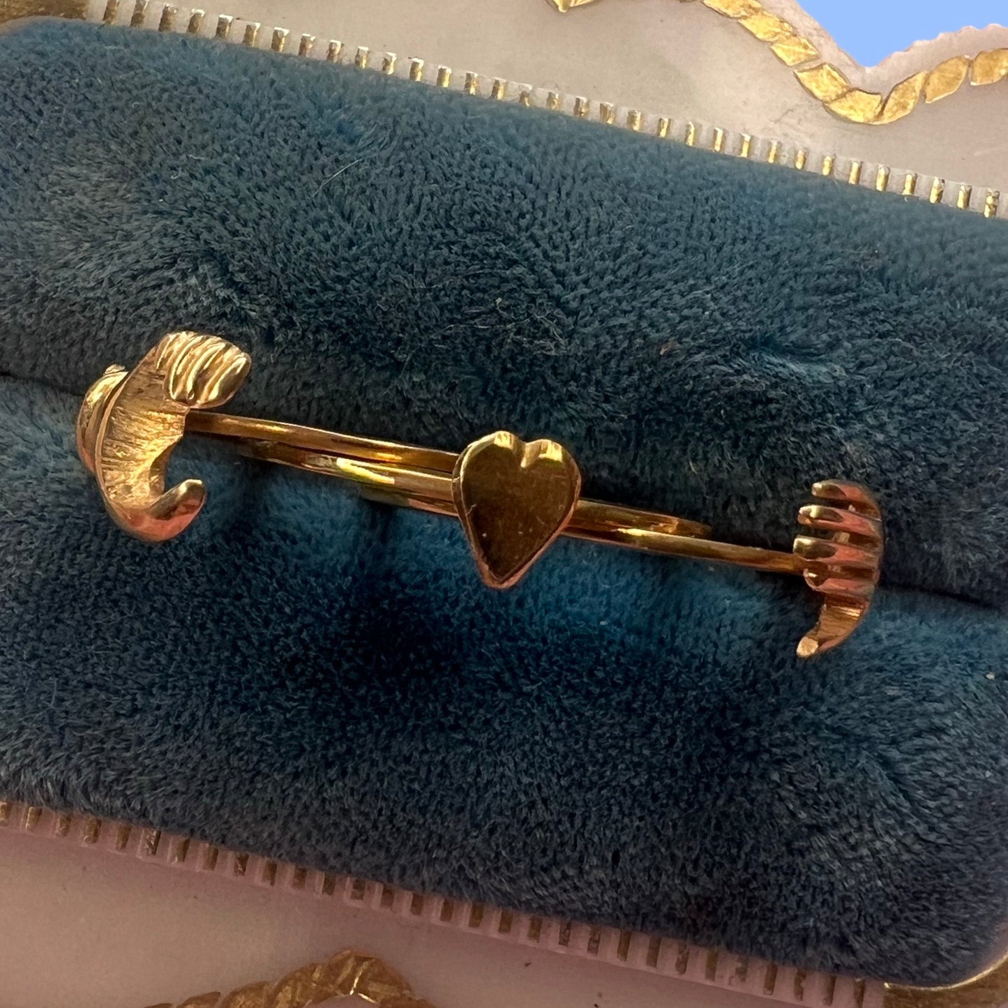 Vintage 18k Fede GImmel RIng