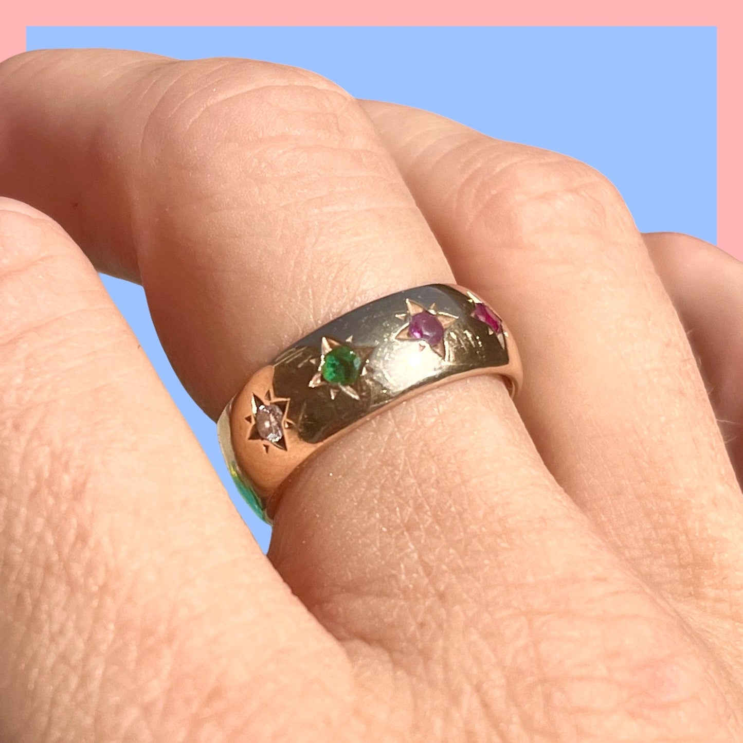 Upcycled 14k DEAREST Ring