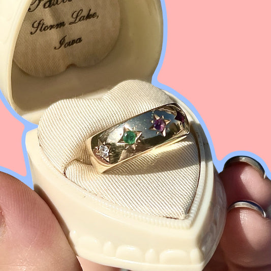 Upcycled 14k DEAREST Ring