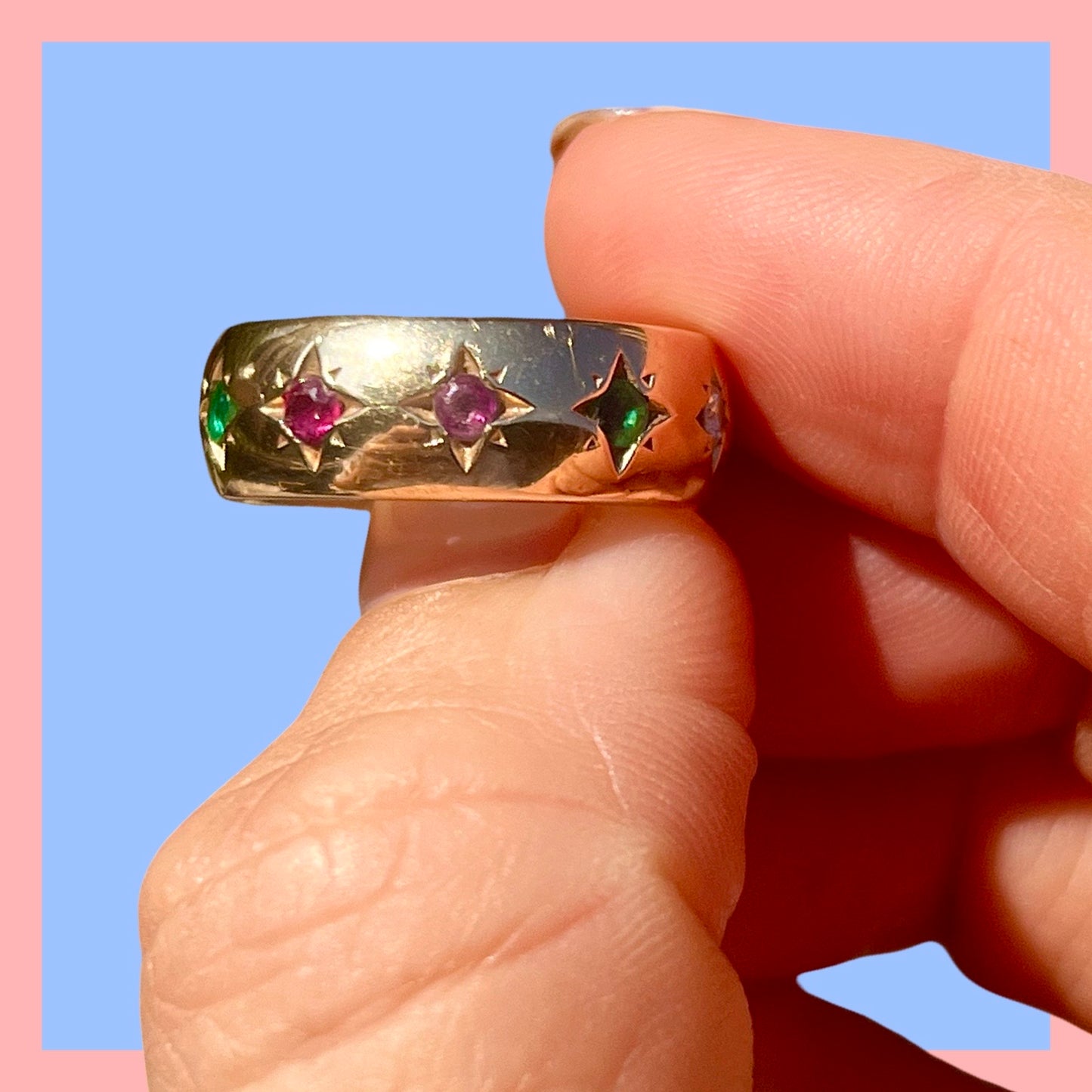 Upcycled 14k DEAREST Ring